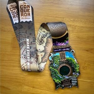 Lord of the Rings “The Shire” Conqueror Virtual Race Medal - NO BOX
